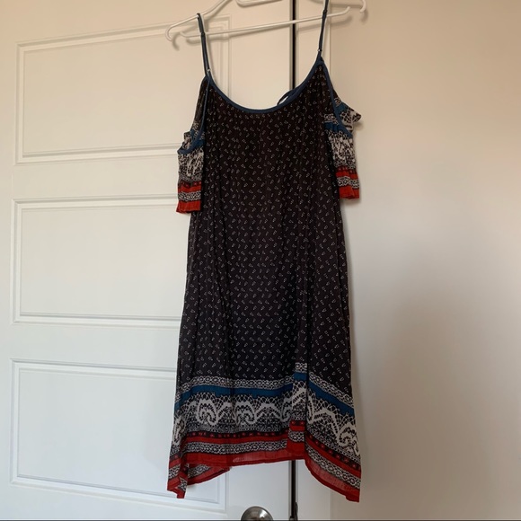 Free People Printed Cold Shoulder Dress - Picture 6 of 6